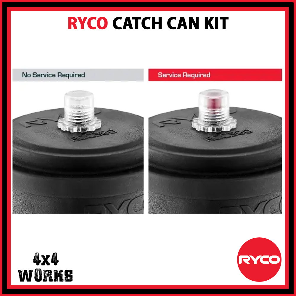 Ryco Catch Can Kit Toyota Land Cruiser Prado 90 Series Colorado