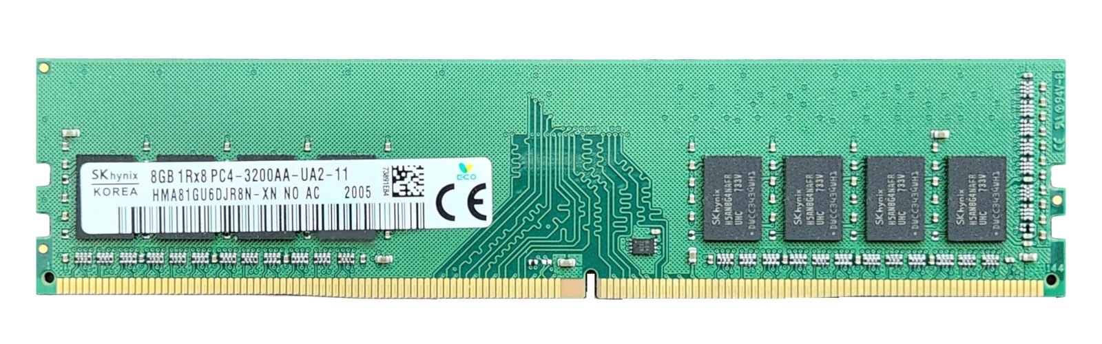 SK HYNIX DDR4 3200 MHz RAM 32GB 4X 8GB PC4-25600 DIMM Desktop