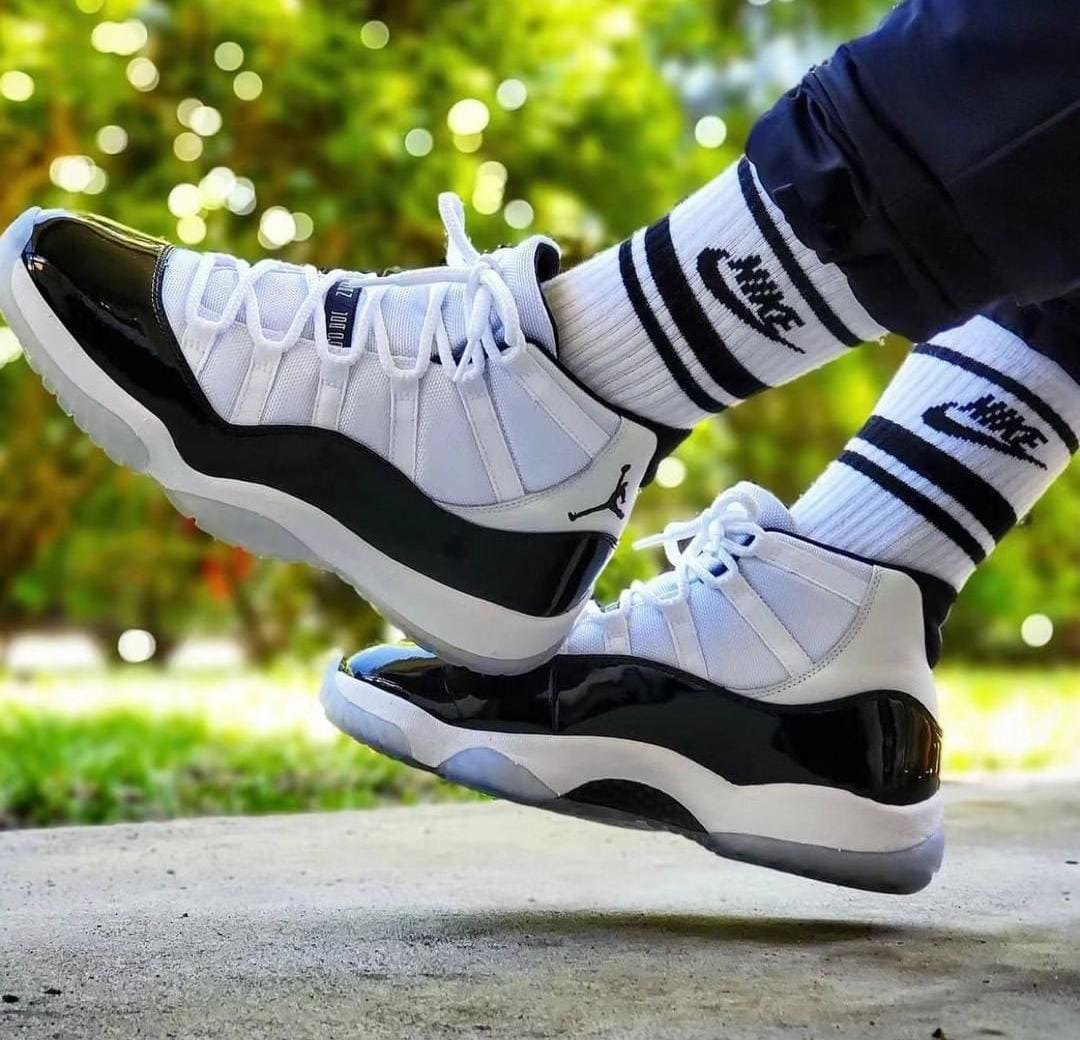 JORDAN 11 CONCORD AJ11 BLACK WHITE at ₹ 3699.00 | Air Jordan