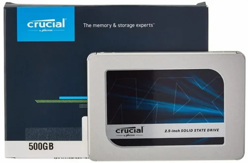 Crucial MX500 2.5 Inch Solid State Drive, SSD, Memory: 500 GB at