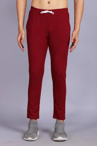 Swaggy Solid Mens Red Track Pant in Faridabad, Av Point | ID