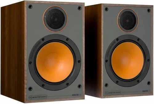 2 WAY Black Monitor Audio Monitor 100 Bookshelf Speakers, 100W at