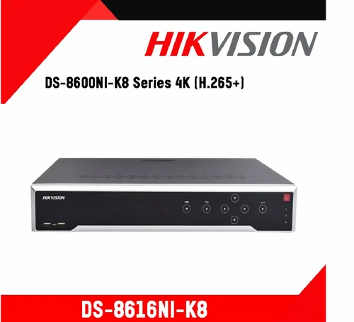 HIKVISION - DS-8616NI-K8 - 8 SATA NVR - 16CH NVR, 1-ch Rca (2.0 Vp