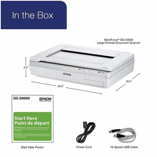 Epson WorkForce DS-50000 A3 Flatbed Document Scanner at ₹ 108999
