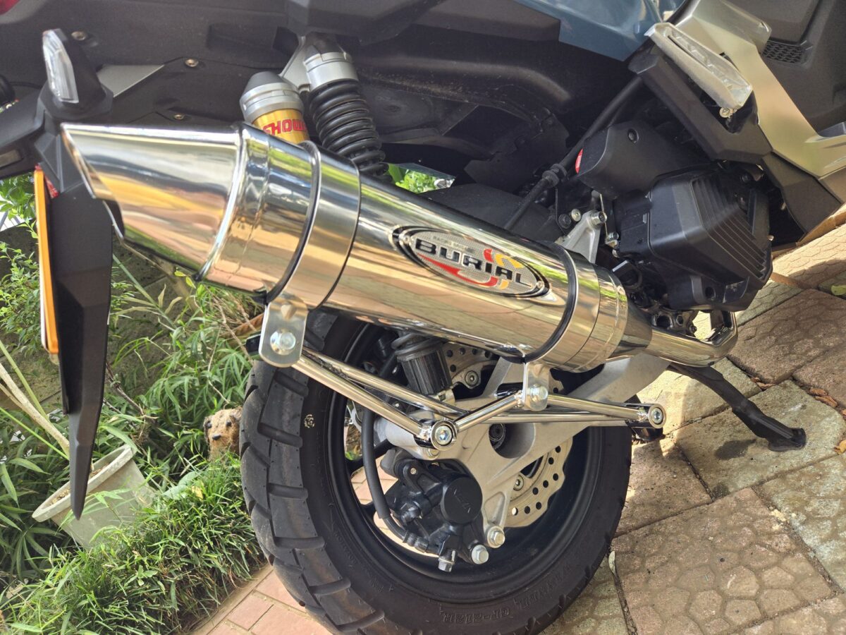 ADV160のマフラー交換、ベリアルNexus RSマフラー、セッティングと加速