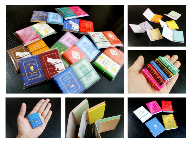 ふせん豆本8冊セットC by 魔女～雑貨百般・本当に売ってる架空のお店