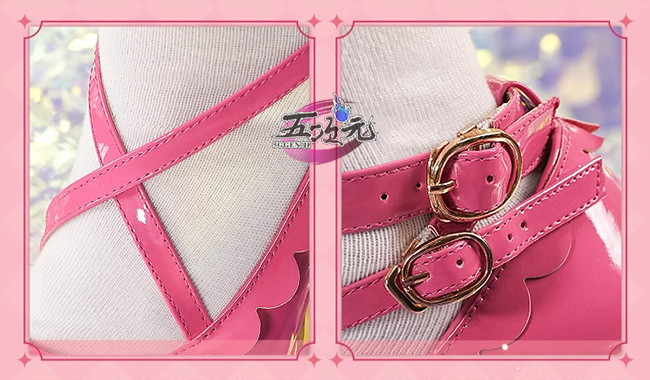 三分妄想 アイカツ！アイドルカツドウ！ コスプレ 星宮いちご 靴