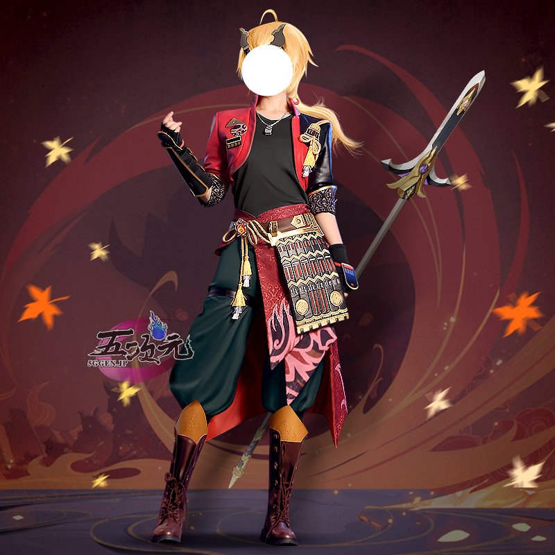 五次元 基萌 原神 コスプレ トーマ 衣装