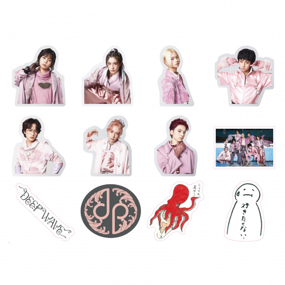 ステッカーセット-DEEP WAVE- | 龍宮城 OFFICIAL SHOP｜龍宮城 公式