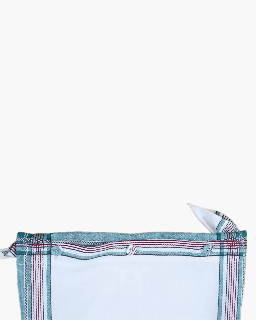 FUMIKA UCHIDA / HANDKERCHIEF BIB TOP / GREEN PLAID - 601 | – 601