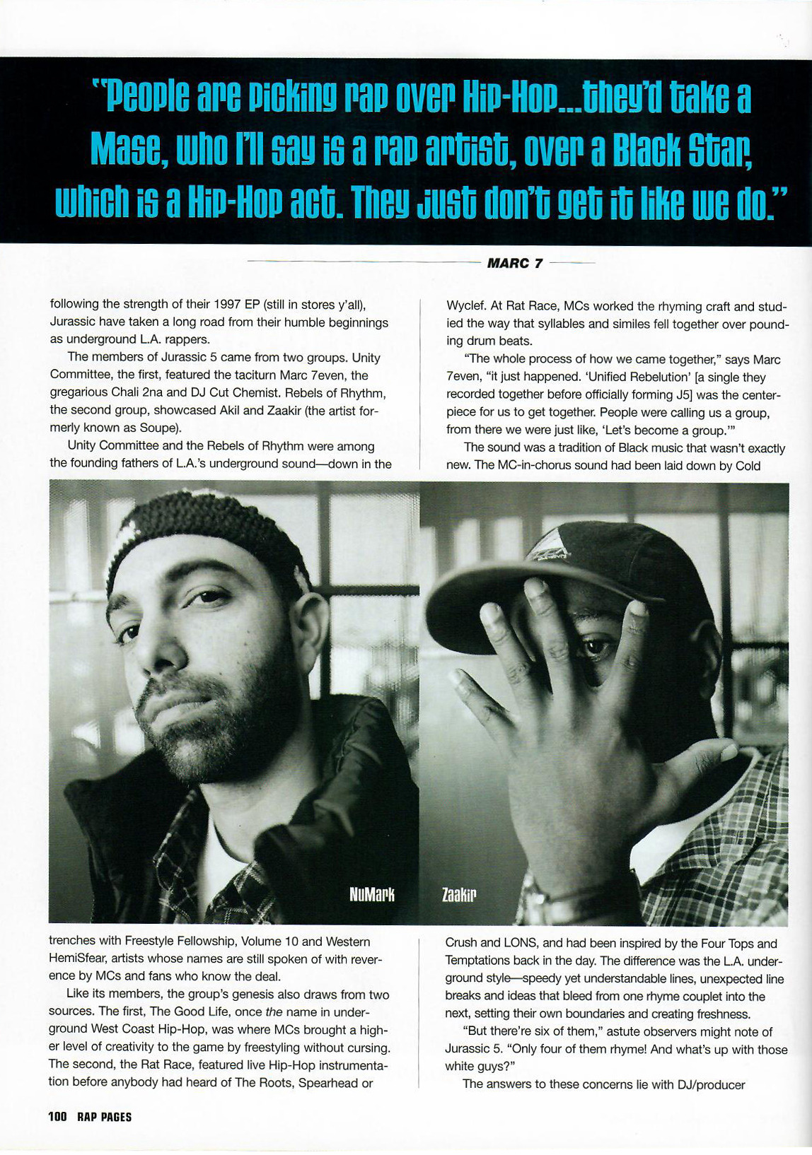 HipHop-TheGoldenEra: Jurassic 5  Original Flavor