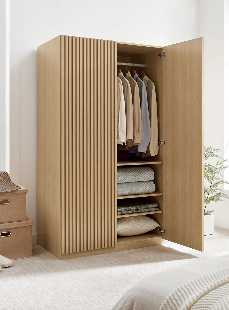 Chateau 2-Door Closet ,Oak