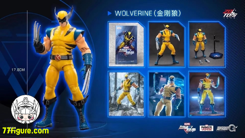 中動玩具 1/10 『デッドプール&ウルヴァリン』ウルヴァリン 塗装済み