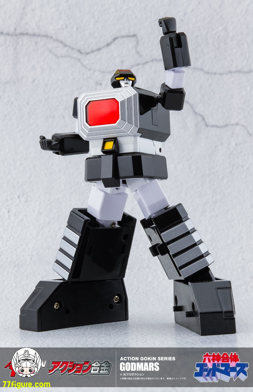 Action Toys 可動合金シリーズ 六神合体ゴッドマーズ 塗装済み可動