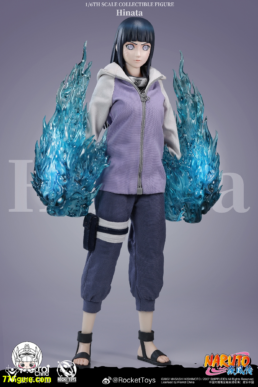 Rocket Toys 1/6 公式公認 Naruto 日向ヒナタ塗装済み可動フィギュア