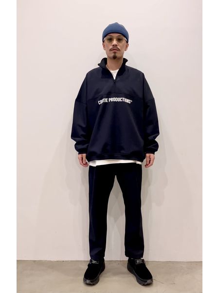 COOTIE / Polyester Twill Half Zip L/S Tee | 80-HACHIMARU-