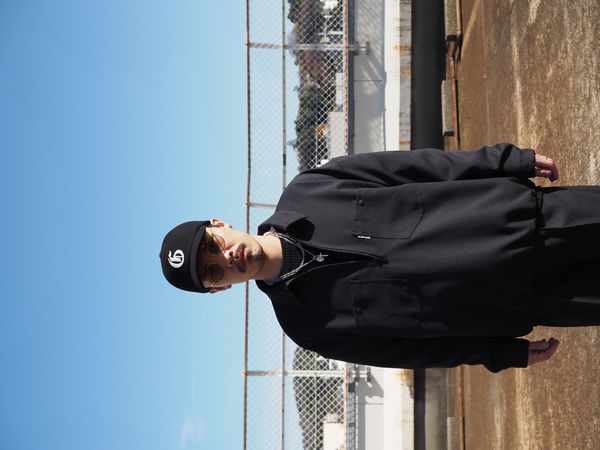 COOTIE / Polyester Twill Half Zip Work L/S Shirt 通販 正規代理店