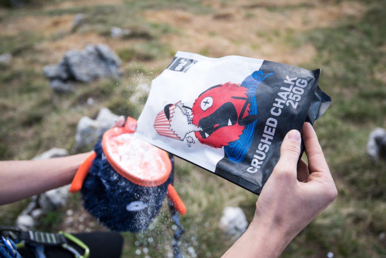 250g Crushed Chalk – Premium Climber's Grip – 8BPLUS
