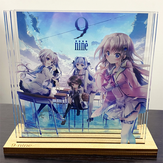 ぱれっと 9-nine- 全年齢 PC版 新品未開封品+特典アクリルクロック 9-