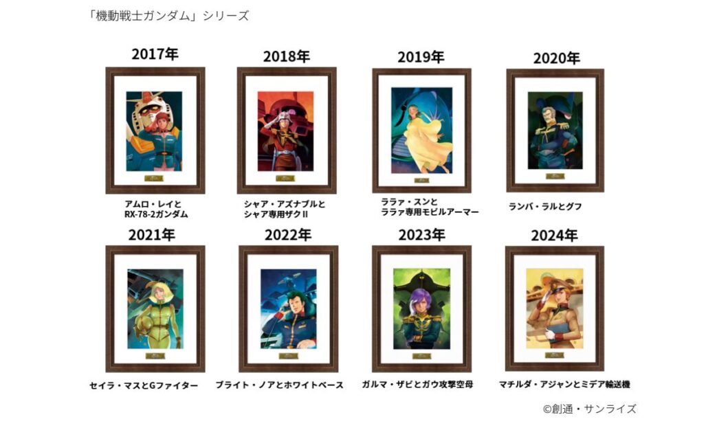 バンナムHD、今年も株主優待に「ガンダム」「アイマス」豪華イラスト