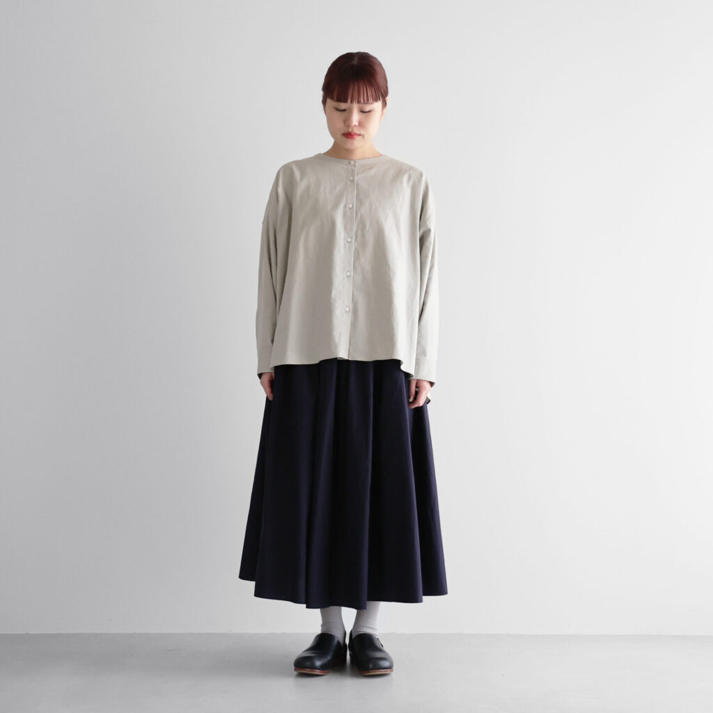 タイプライタークロスコットンロングスカート U402をリリースしました