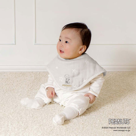 スヌーピー 2wayビブ (2枚セット) 6重ガーゼ PEANUTS×10mois – 10mois