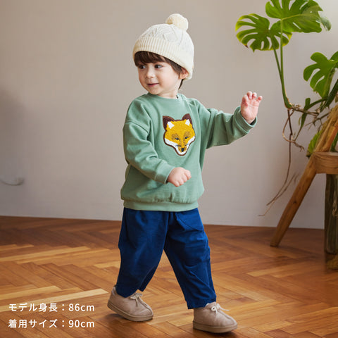 コーデュロイポケットパンツ ブルー 80・90・100・110cm – 10mois 公式