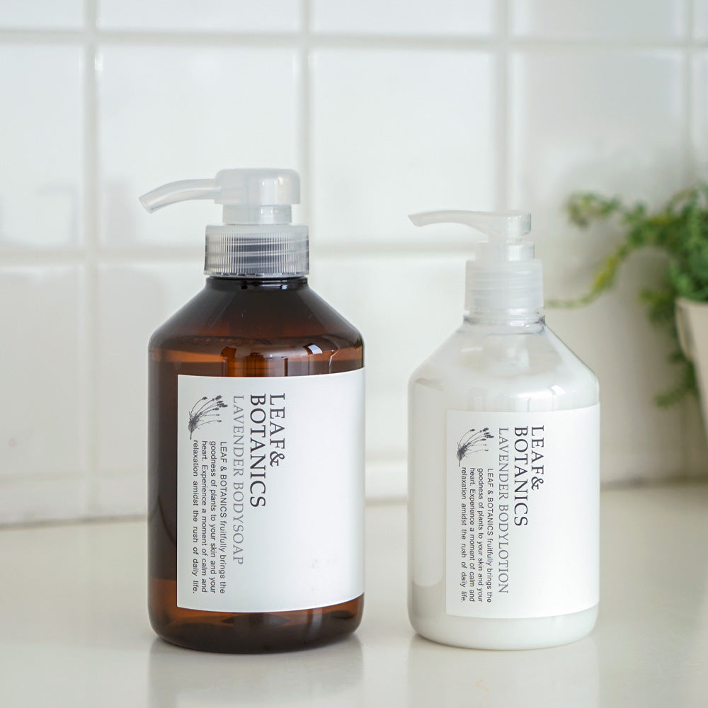 LEAF&BOTANICS ギフトセット（ボディソープ＆ローション：ラベンダー