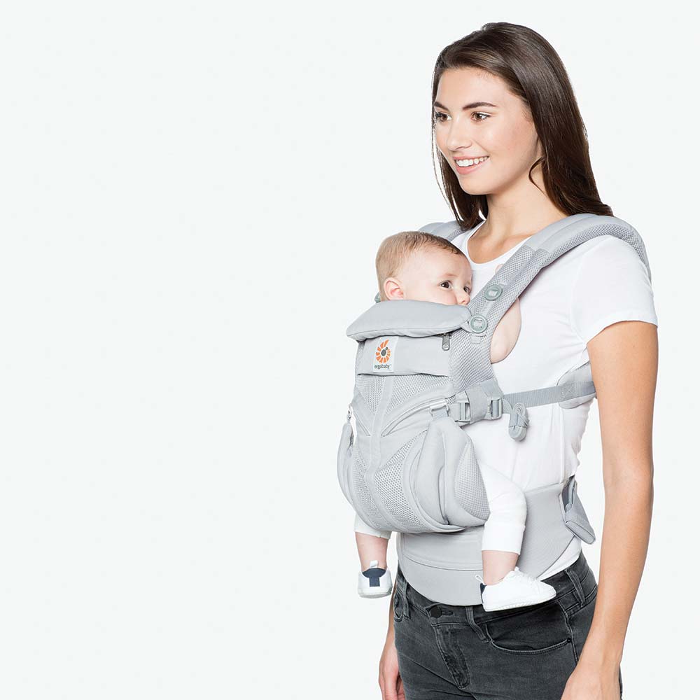 ベビーキャリア OMNI360 クールエア グレー / 抱っこ紐 – 10mois 公式
