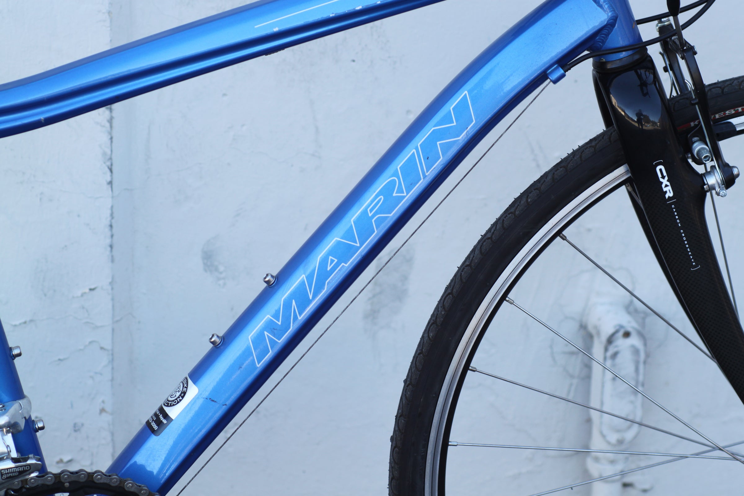 Marin Fairfax ALP Commuter Hybrid with Carbon Fork blue - FWJD