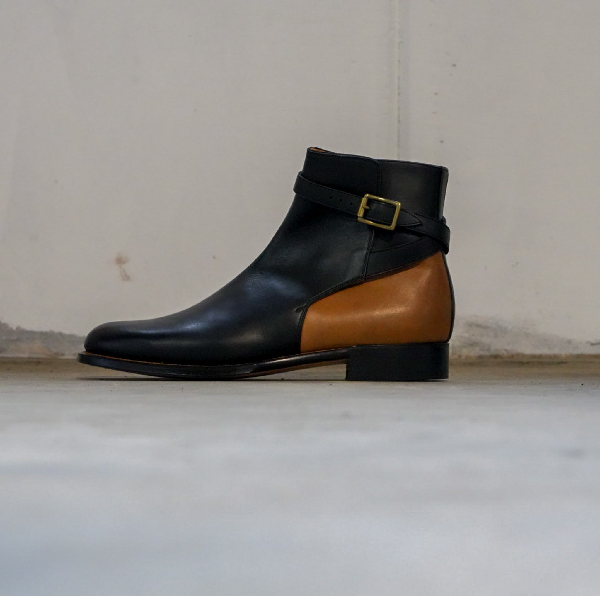 forme Lim balmoral plain toe black calf×shf mckay | Roxanne