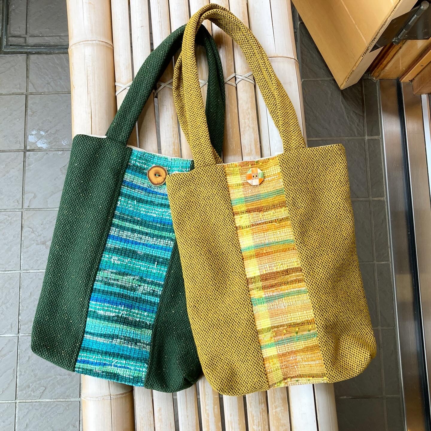 さきおりCHICKA 南部裂織 A4が入るトートバッグ | イタリアと青森の店