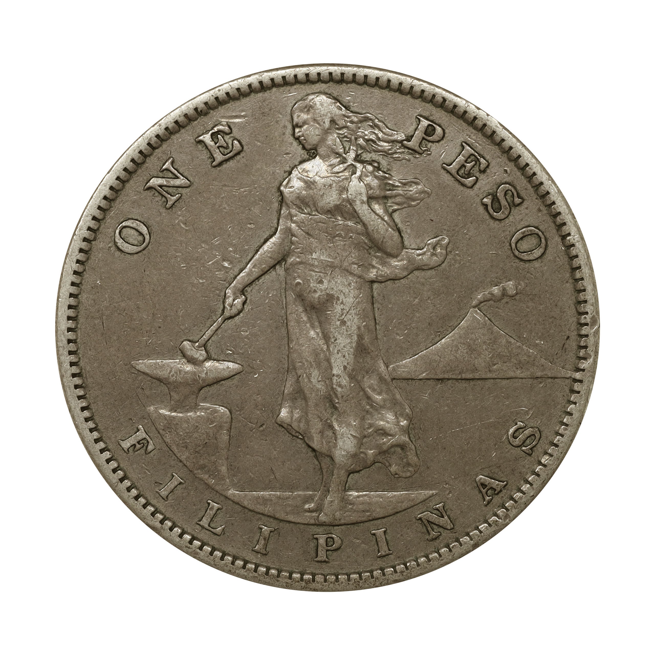 フィリピン 1907S 1ペソ 銀貨 Philippines 1 Peso silver