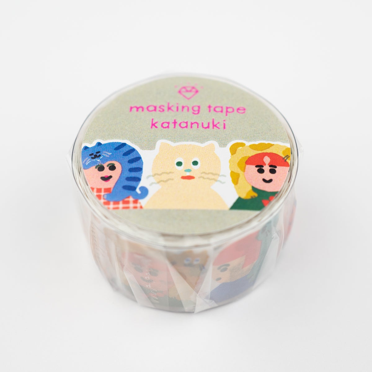 マスキングテープ katanuki ねこ Cat life | AIUEO