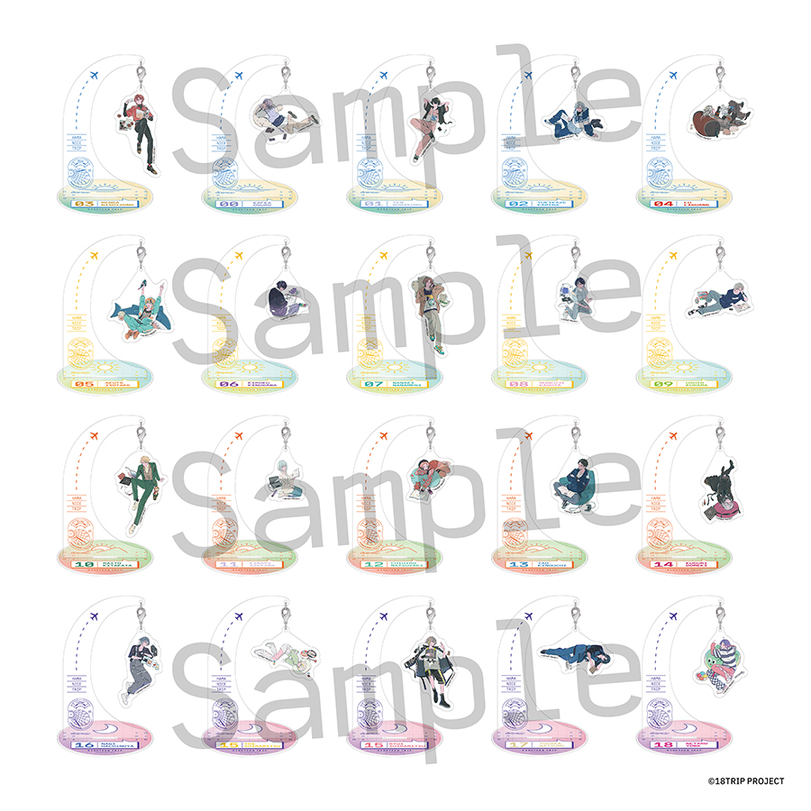 18TRIP Cassette #01~05』カセットイラストグッズ発売決定！ | 【公式