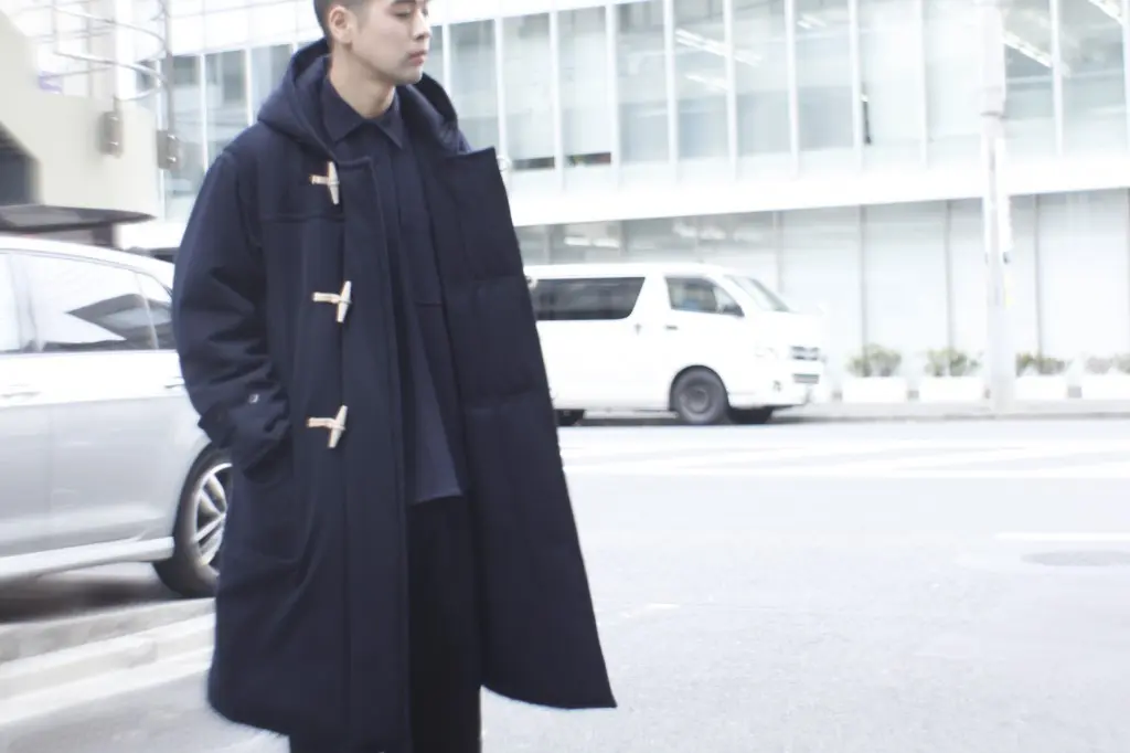 COMOLI”-WOOL DUFFLE COAT- - 1LDK AOYAMA