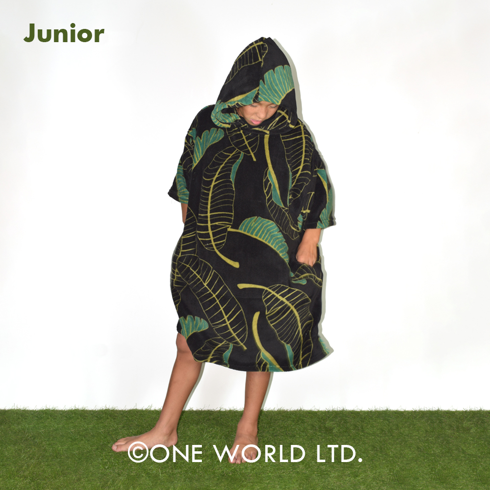 ONE WORLD LTD. / TLS MICRO FIBER PONCHO BANANA LEAF / マイクロ