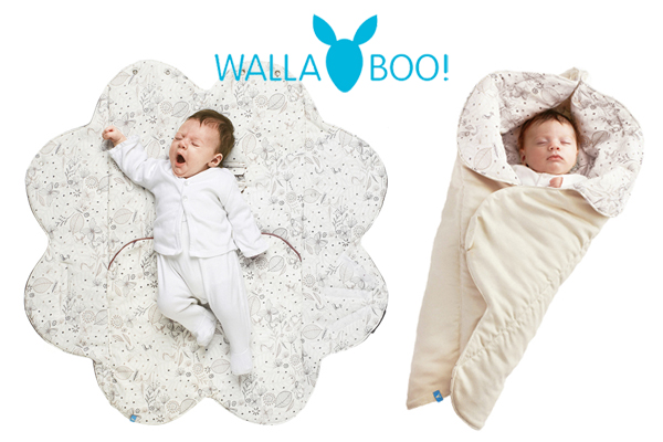 wallaboo（ワラブー）｜おくるみ型ベビーブランケットflower｜出産祝い