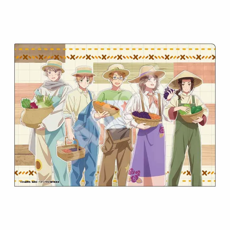アニメ「ヘタリア World☆Stars」 収穫祭 A4クリアファイル GRANUP