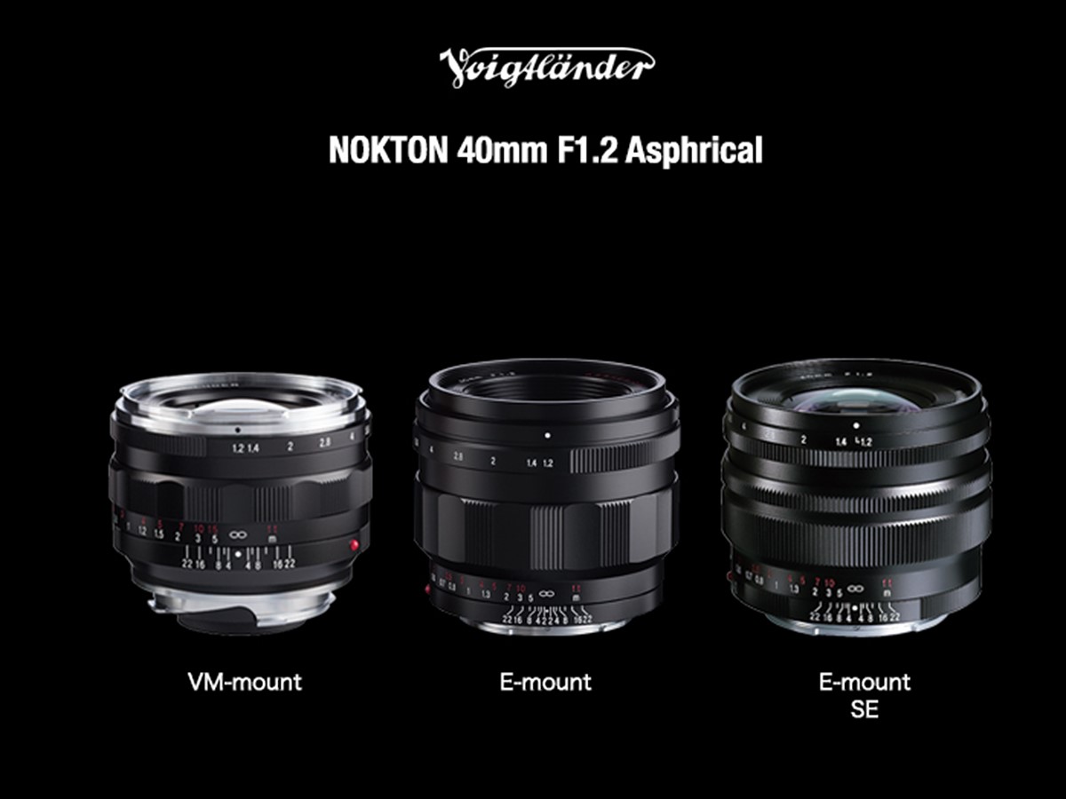Cosina announces 'Stills Edition' version of its Nokton 40mm F1.2