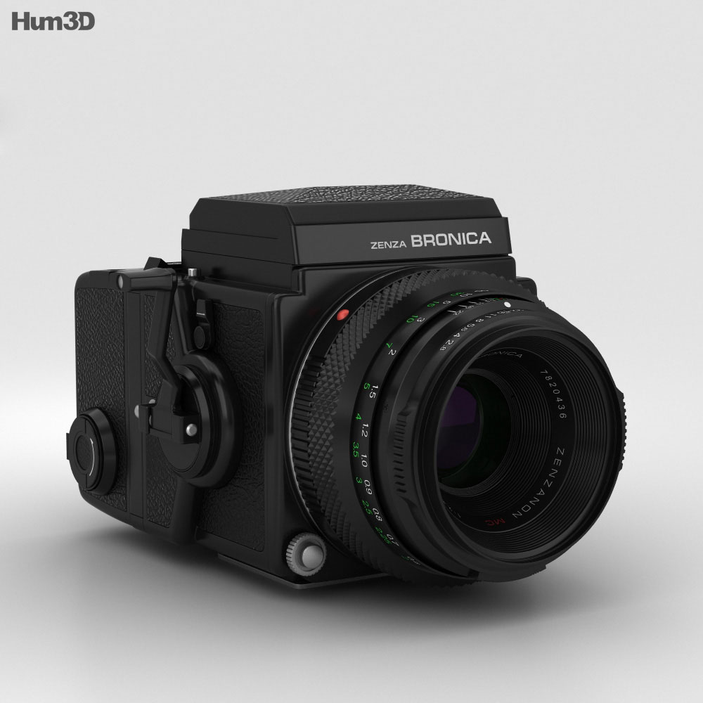Zenza Bronica ETRS 3D model - Download Photo camera on 3DModels.org