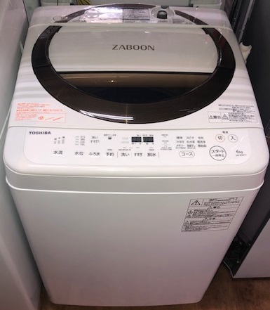 2018年製 東芝 全自動洗濯機 AW-6D6(T) | 中古家電と中古家具なら横浜