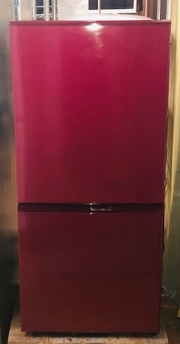 AQUA 冷蔵庫184リットル 2018年製 レッド AQR-18G ※右開き AQR-18G-R