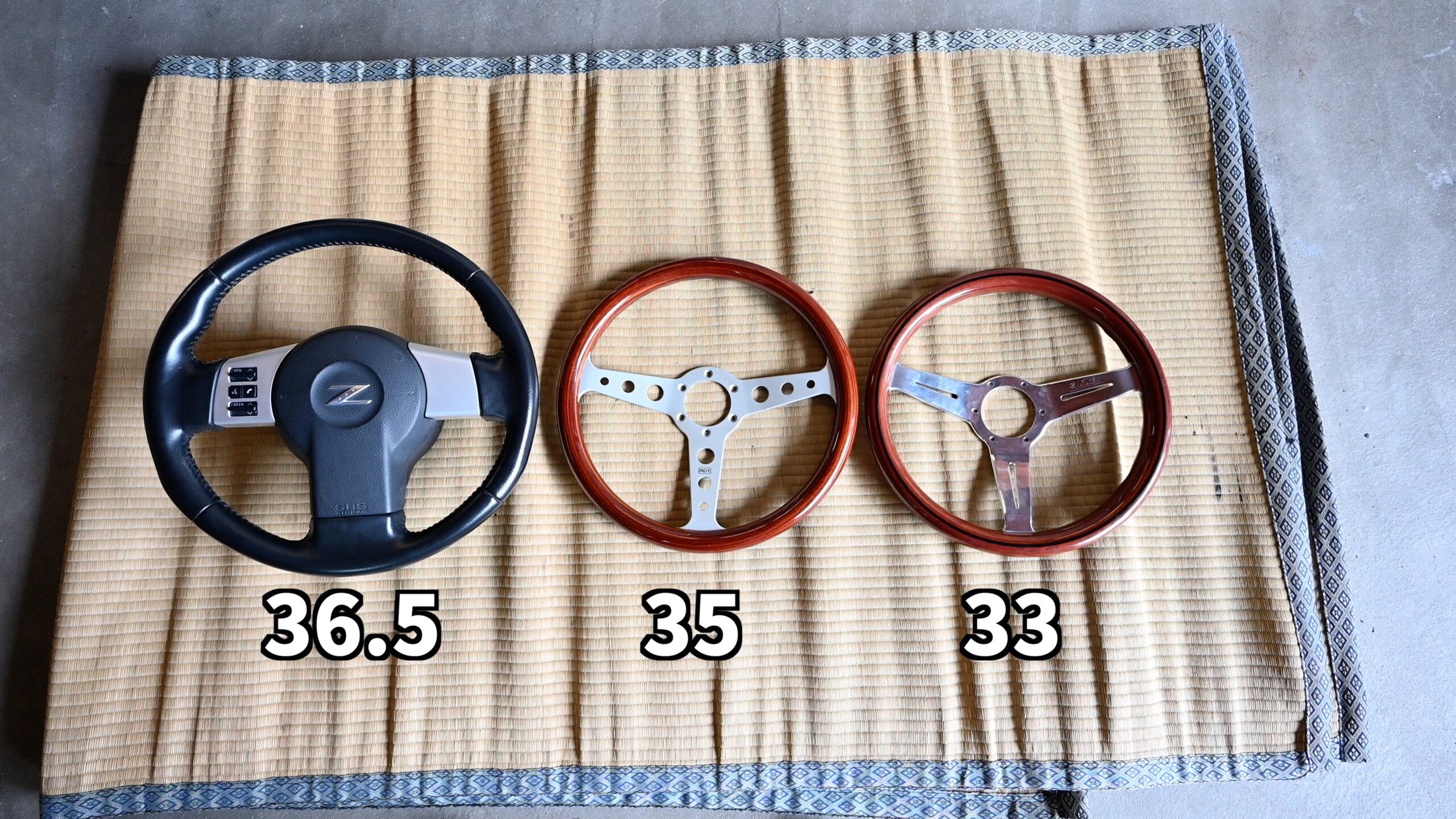 ナルディ 330mmウッドステアリングに交換！【N100 フェアレディZ33