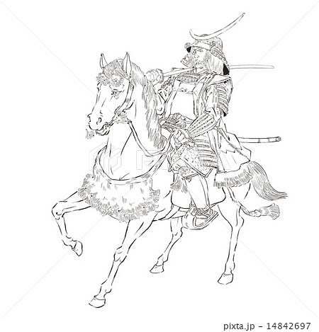 伊達政宗 線画のイラスト素材 [14842697] - PIXTA