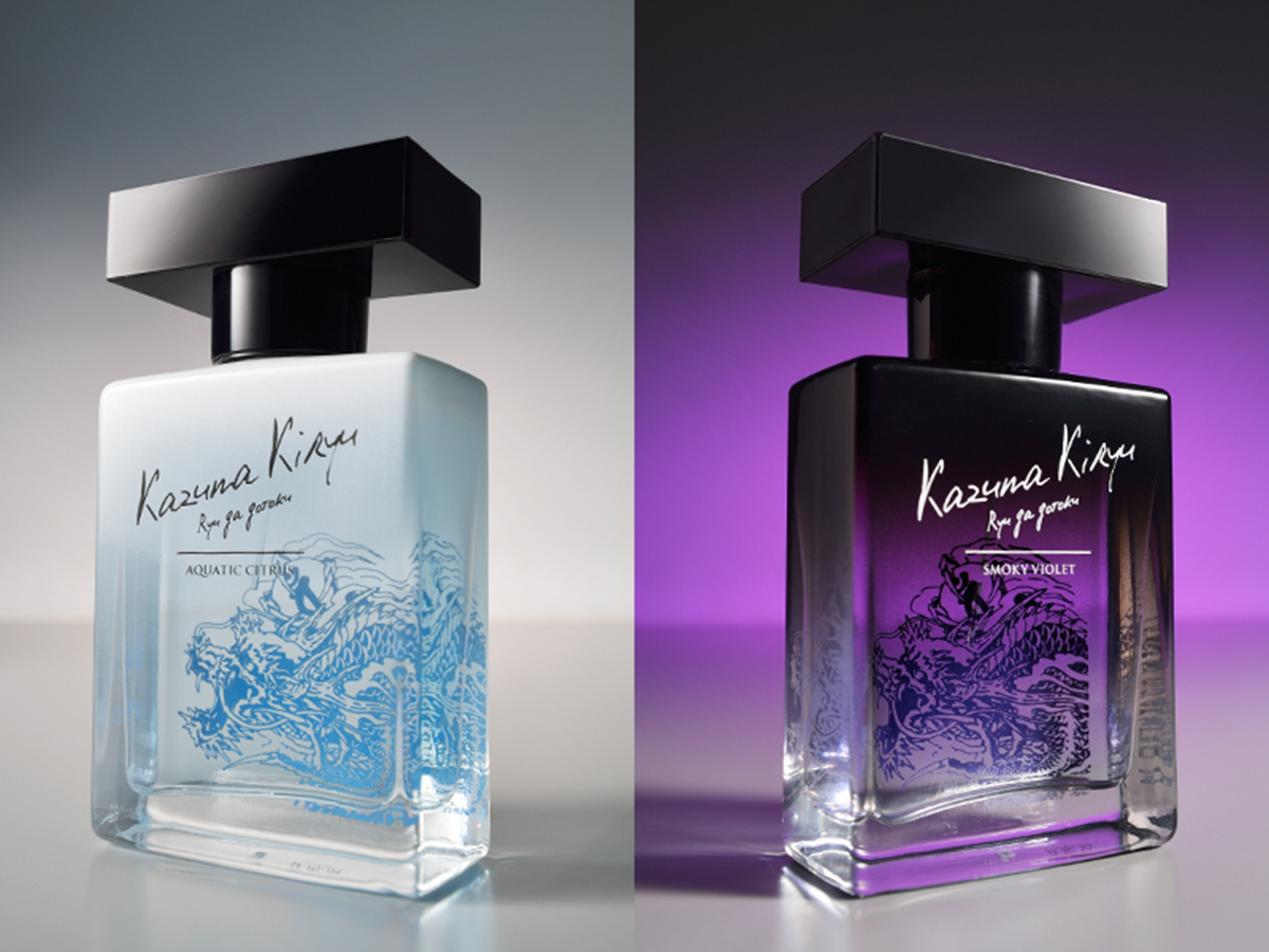 【廃盤】龍が如く コラボ オードトワレ 香水 桐生モデル 限定 香水 龍が如く』 オードトワレ 桐生モデル／<br>真島モデル パッケージ