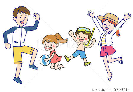 水遊びのイラスト素材 - PIXTA