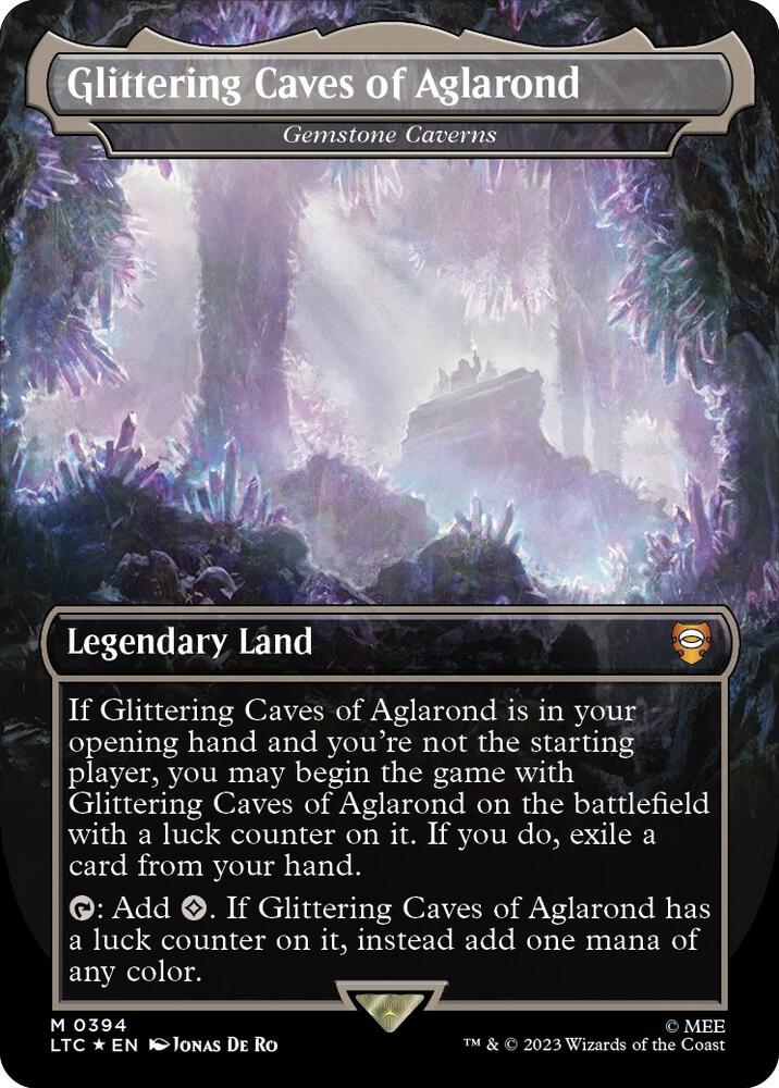 Glittering Caves of Aglarond - Gemstone Caverns (Surge Foil