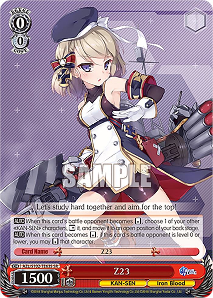 Z23 (SR) - Azur Lane - Weiss Schwarz - TCGplayer.com