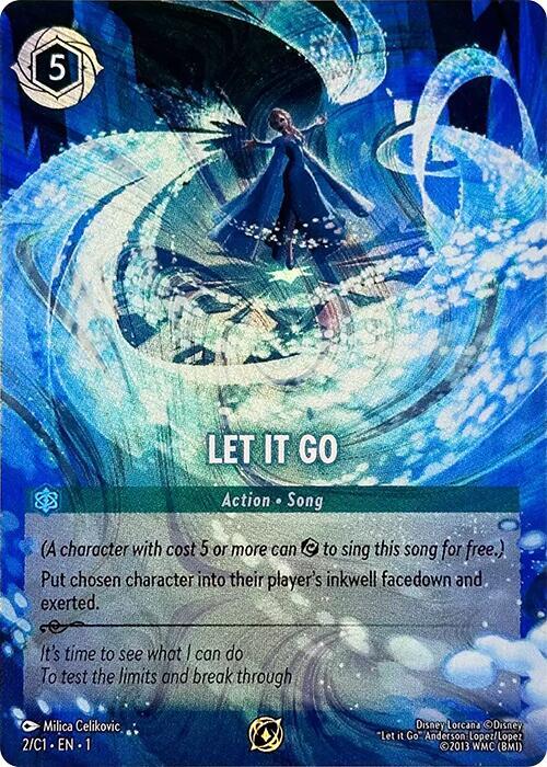 LET IT GO ロルカナ Let It Go (Disney Lorcana Challenge Top 128